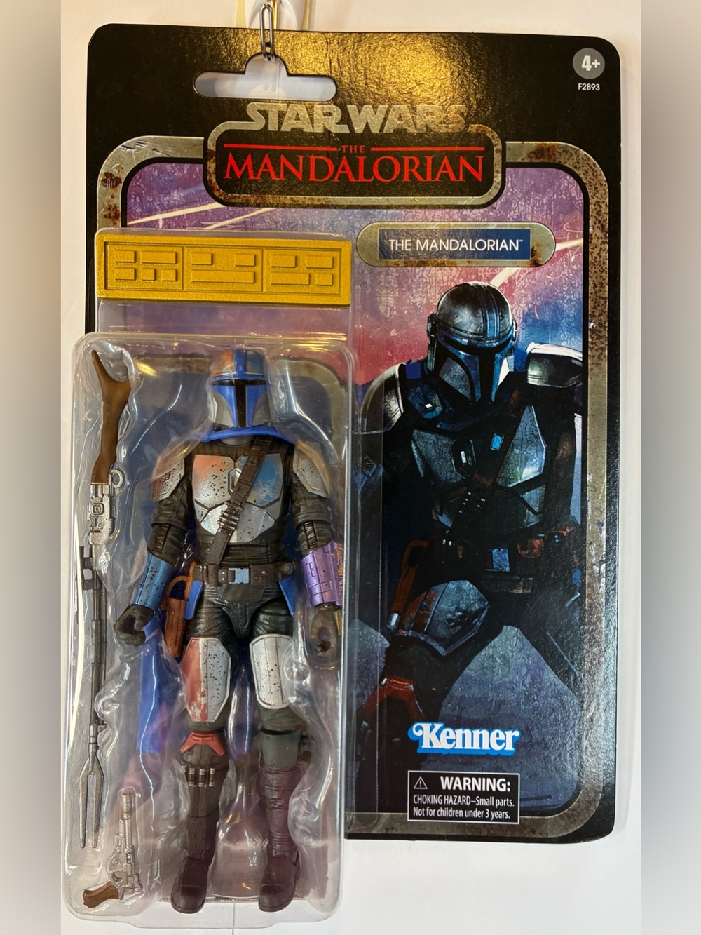 Star Wars Vintage Collection The Mandalorian Beskar Armor Figure Hasbro Kenner